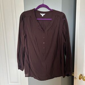Penningtons Deep Brown Blouse